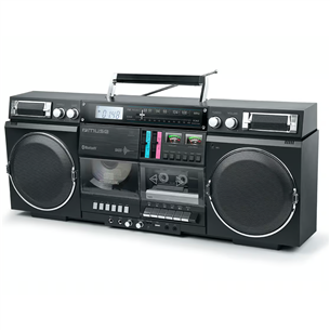 Muse M-380 Ghetto Blaster, melna - Magnetola