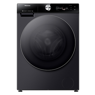 Hisense, 12 kg, dziļums 61 cm, 1400 apgr/min. - Veļas mazgājamā mašīna ar priekšējo ielādi WF7S1247BB