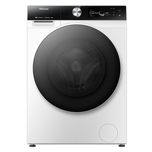 Hisense, 12 kg, dziļums 61 cm, 1400 apgr/min. - Veļas mazgājamā mašīna ar priekšējo ielādi WF7S1247BW