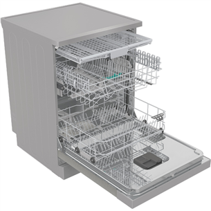 Gorenje, 16 place settings, grey - Free standing dishwasher