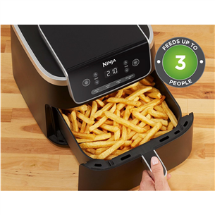 Ninja Air Fryer PRO, 4.7 L, 2000 W, melna - Karstā gaisa friteris