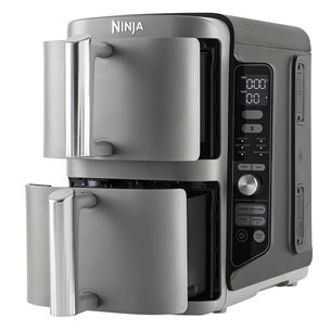 Ninja Double Stack XL 9,5 л, 2470 Вт, серый - Аэрогриль