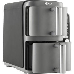 Ninja Double Stack XL, 9.5 L, 2470 W, pelēka - Karstā gaisa friteris