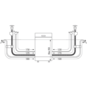 Hisense, 16 place settings - Built-in dishwasher