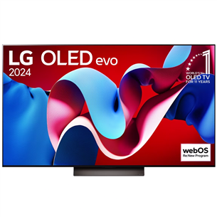 LG C4, 77'', 4K UHD, OLED, серый - Телевизор OLED77C41LA.AEU