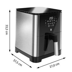 WMF Multi Taste, 4.6 L, 1550 W, melna - Karstā gaisa friteris