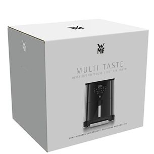 WMF Multi Taste, 4.6 L, 1550 W, melna - Karstā gaisa friteris