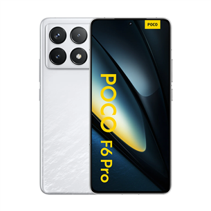 POCO F6 Pro, 512 GB, balta - Viedtālrunis