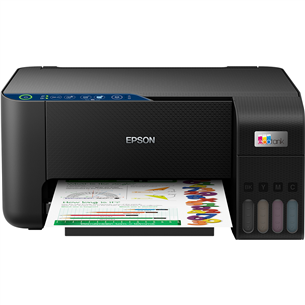 Epson EcoTank L3271, Wi-Fi, fotoprinteris, melna - Daudzfunkciju tintes printeris C11CJ67435