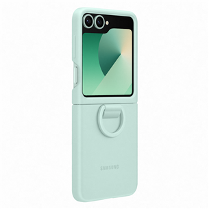 Samsung Silicone case, Galaxy Flip6, mint - Case