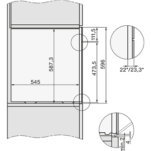 Miele DGC 7460 HC Pro, 67 L, melna - Iebūvējama tvaika cepeškrāsns