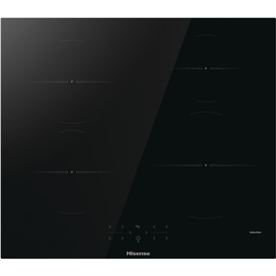 Hisense, width 59.5 cm, frameless, black - Built-in Induction Hob