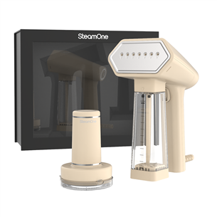 SteamOne, beige - Portable steamer + lint remover