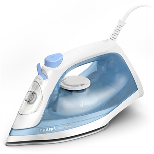 Philips 1000 Seeria, 2000 W, white/blue - Steam iron