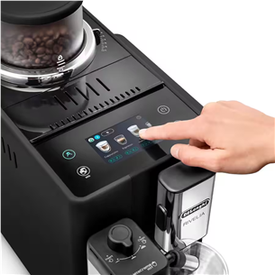 DeLonghi Rivelia Onyx Black, melna - Kafijas automāts