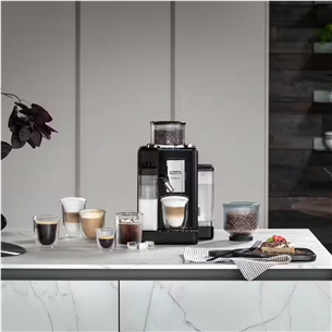 DeLonghi Rivelia Onyx Black, melna - Kafijas automāts