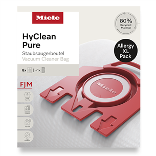 Miele FJM Allergy XL HyClean Pure, 8 шт. - Мешки-пылесборники + HEPA-фильтр