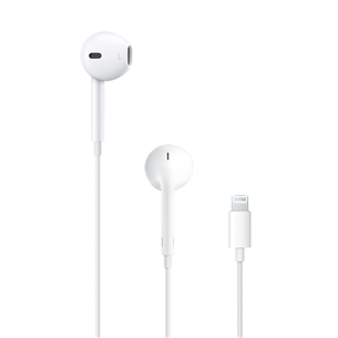 Apple EarPods, Lightning spraudnis, balta - Austiņas