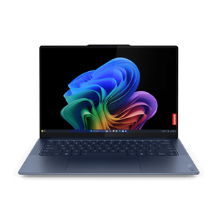 Lenovo Yoga Slim 7 14Q8X9, 14.5'', 3K, OLED, Snapdragon® X Elite, 16 GB, 512 GB, Copilot+, ENG, tumši zila - Portatīvais dators