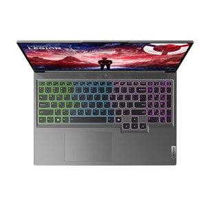 Lenovo Legion Slim 5 16AHP9, 16'', WQXGA+, 165 Hz, Ryzen 7, 16 GB, 512 GB, RTX 4060, ENG, pelēka - Portatīvais dators