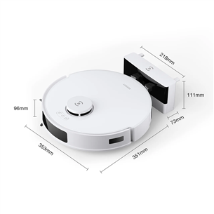 Ecovacs Deebot N20, Wet & Dry, white - Robot vacuum cleaner