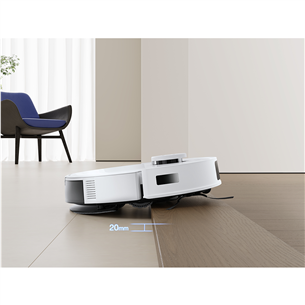 Ecovacs Deebot N20, Wet & Dry, white - Robot vacuum cleaner