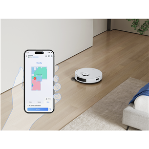 Ecovacs Deebot N20, Wet & Dry, white - Robot vacuum cleaner