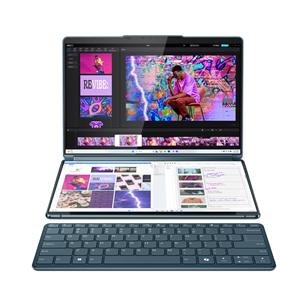 Lenovo Yoga Book 9 13IMU9, 13.3'', 2.8K, OLED, Core Ultra 7, 32 GB, 1 TB, ENG, tidal teal - Notebook 83FF002RMH