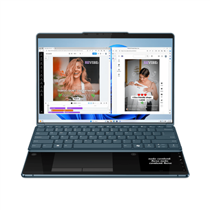 Lenovo Yoga Book 9 13IMU9, 13.3'', 2.8K, OLED, Core Ultra 7, 32 GB, 1 TB, ENG, tidal teal - Notebook