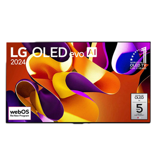 LG evo G4, 65", 4K UHD, OLED, sudraba - Televizors OLED65G42LW.AEU