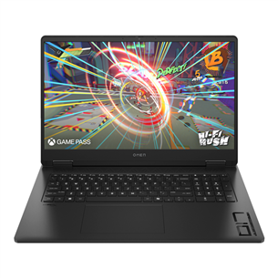 HP OMEN Laptop 17-db0031ny, 17,3'', FHD, Ryzen 7, 16 GB, 1 TB, melna - Portatīvais dators