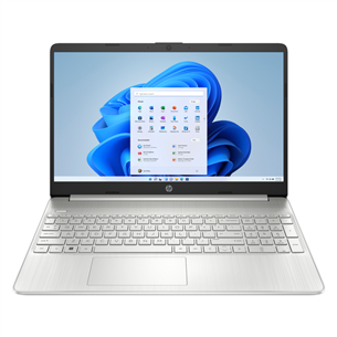 HP Laptop 15s-eq2059ny, 15,6'', FHD, Ryzen 5, 8 GB, 512 GB, sudraba - Portatīvais dators