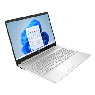 HP Laptop 15s-eq2059ny, 15,6'', FHD, Ryzen 5, 8 GB, 512 GB, sudraba - Portatīvais dators