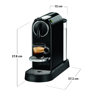 Nespresso Citiz, melna - Kapsulu kafijas automāts