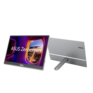 Asus ZenScreen OLED MQ16AHE, 16'', FHD, OLED, USB-C, pelēka - Portatīvais monitors MQ16AHE