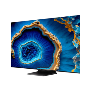 TCL C805, 75'', 4K UHD, Mini-LED, brushed titanium - TV