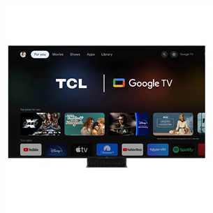 TCL C855, 65'', 4K UHD, Mini-LED, темно-серый - Телевизор