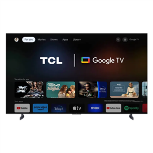 TCL C855, 85'', 4K UHD, Mini-LED, темно-серый - Телевизор