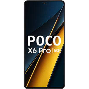 POCO X6 Pro, 6,67'', 8 GB, 5G, melna - Viedtālrunis MZB0FUXEU