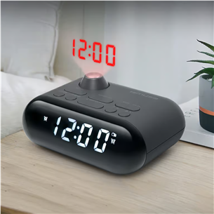 Muse M-179P, black - Clock radio