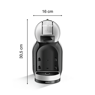 Krups NESCAFÉ® Dolce Gusto® Mini Me, pelēka/melna - Kapsulu kafijas automāts