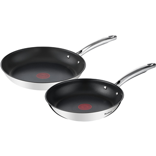 Tefal Duetto+, 2 priekšmeti, 24/28 cm, nerūsējošā tērauda - Pannu komplekts