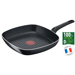 Tefal Simple Cook, 26 x 26 см, черный - Сковорода для гриля