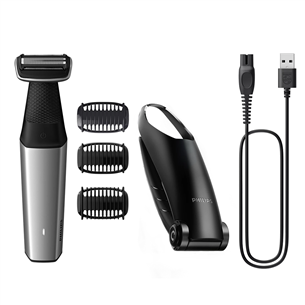 Philips Bodygroom 5000 Series, black/silver - Trimmer set