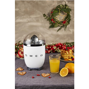 Smeg 50's Style Aesthetic, 70 W, balta - Citrusaugļu sulu spiede