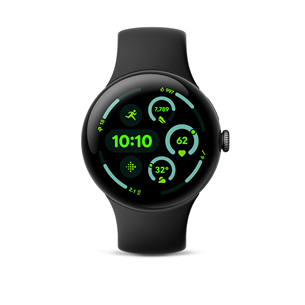 Google Pixel Watch 3, 45 mm, melna - Viedpulkstenis