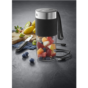 WMF KITCHENminis Mix on the Go, melna - Mini blenderis