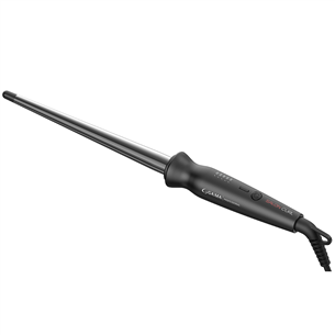 GA.MA Salon Curl, Conic, 140-220 °C, black - Conical curling iron