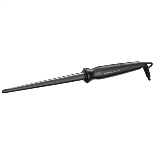 GA.MA Salon Curl, Conic, 140-220 °C, black - Conical curling iron