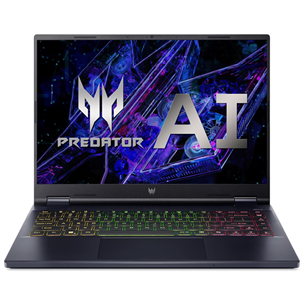 Acer Predator Helios Neo, 14,5'', WUXGA+, 165 Hz, Ultra 9, 32 GB, 1 TB, RTX 4070, melna - Portatīvais dators